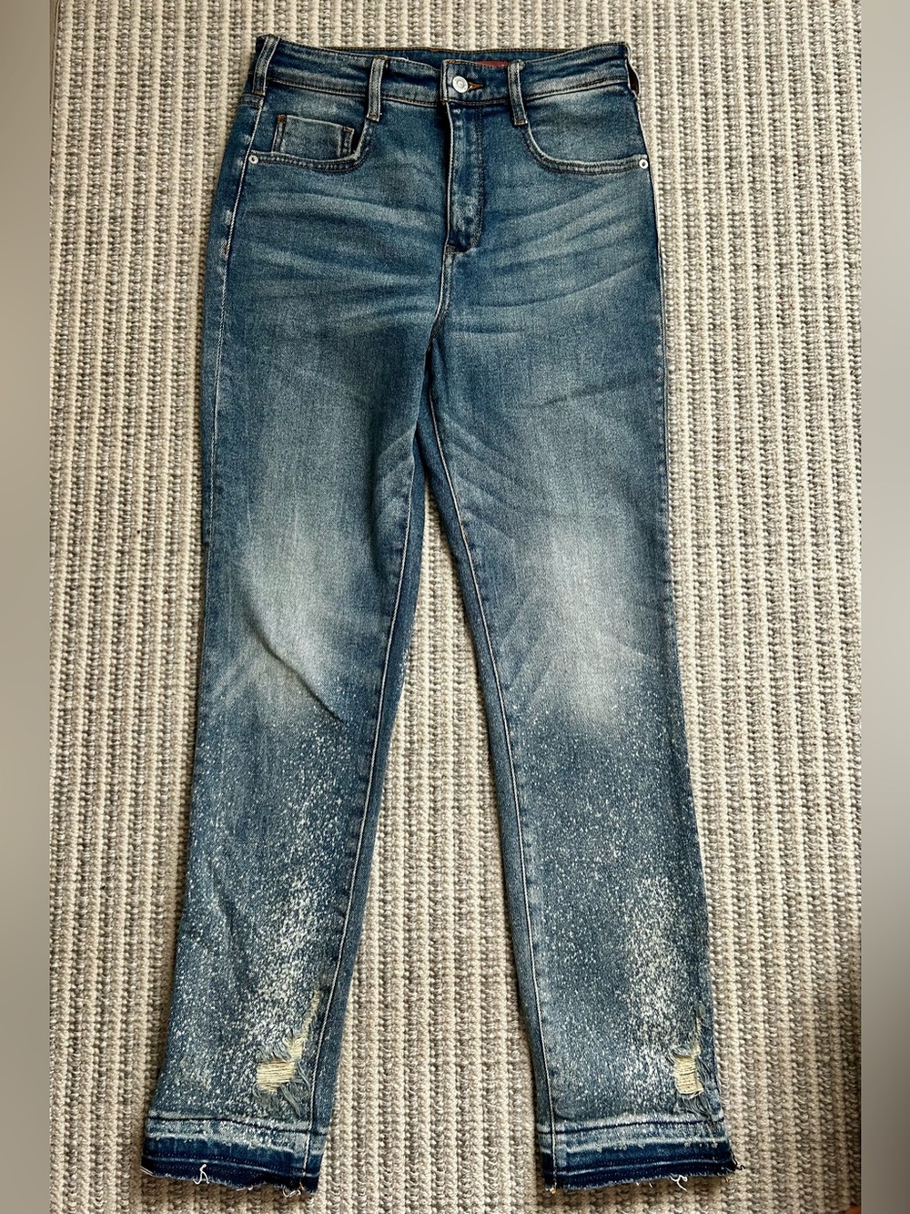 Pilcro for Anthropologie Women's Blue Washed Jeans